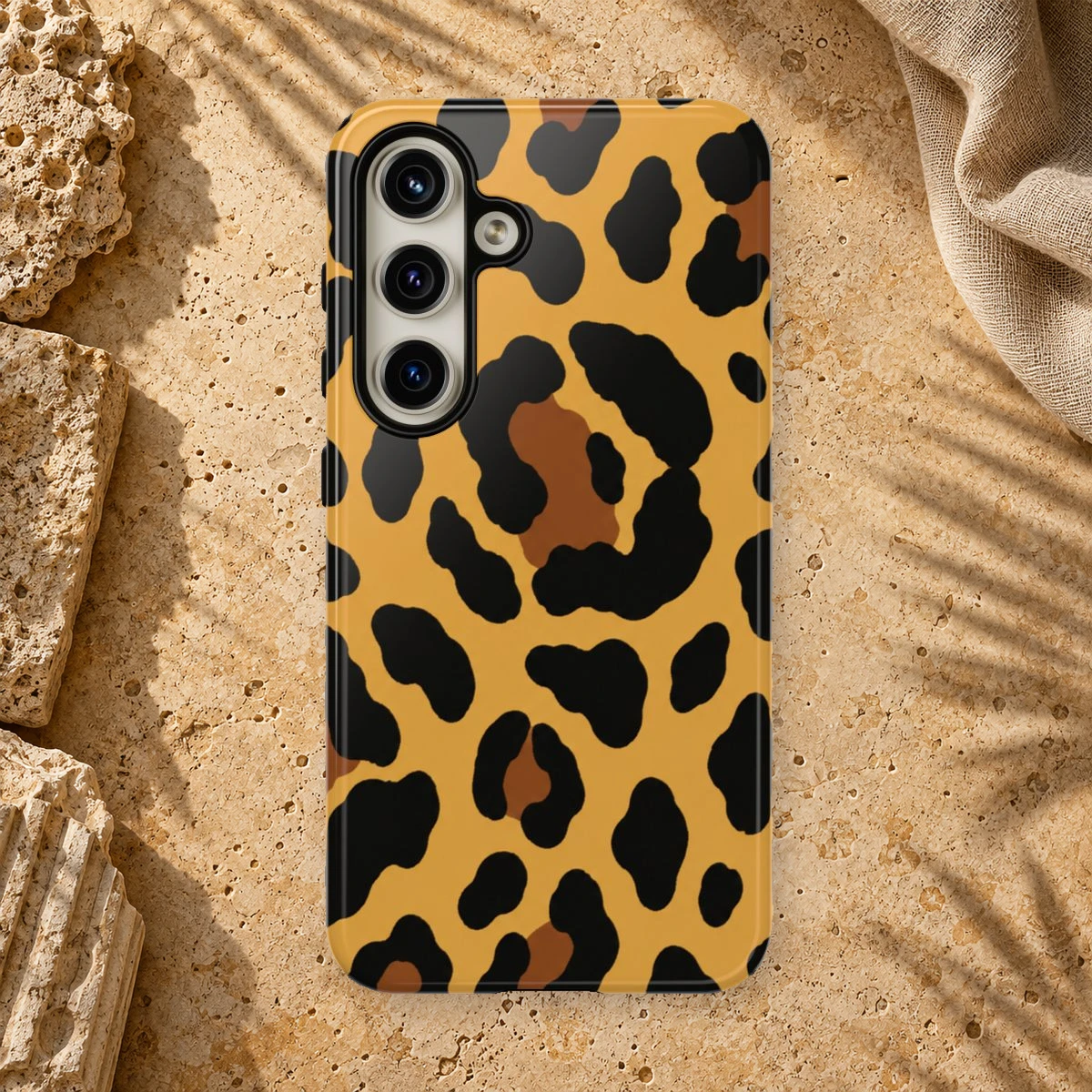 Classic Bold Safari phone case styled view